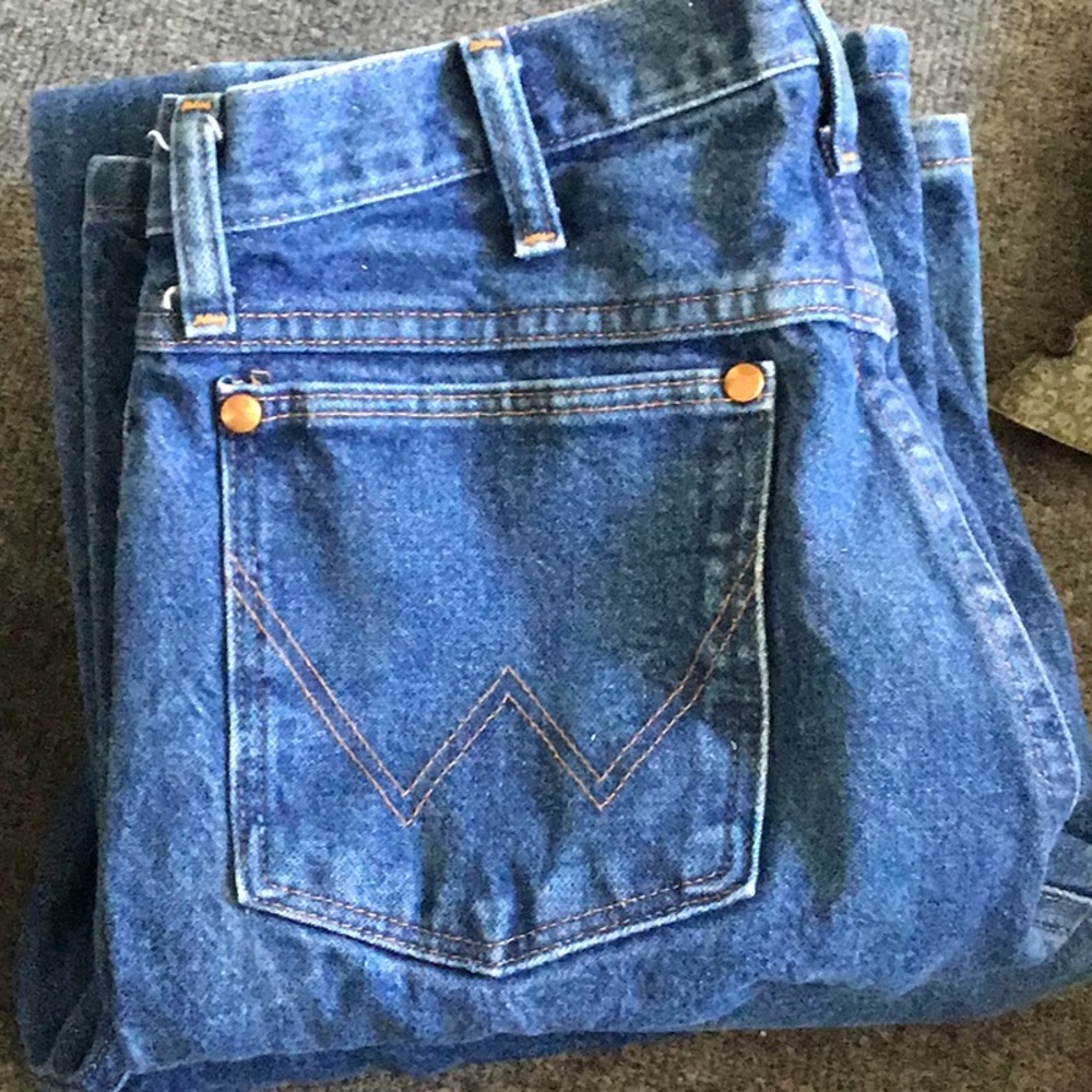 4 pair mens wrangler cowboy cut work jeans bundle